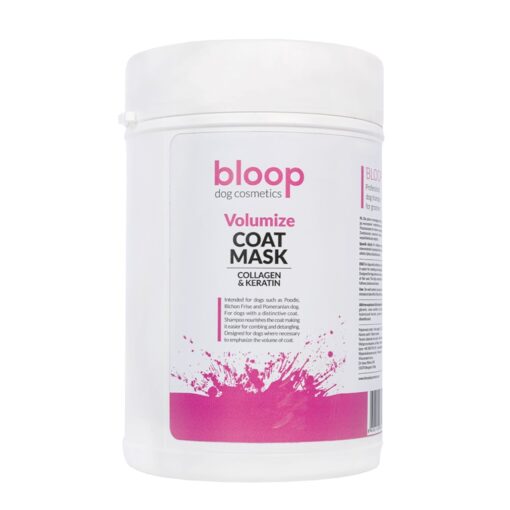Maska dla psa dodająca objętości i regenerująca sierść Bloop Volumize Coat Mask – koncentrat 1L